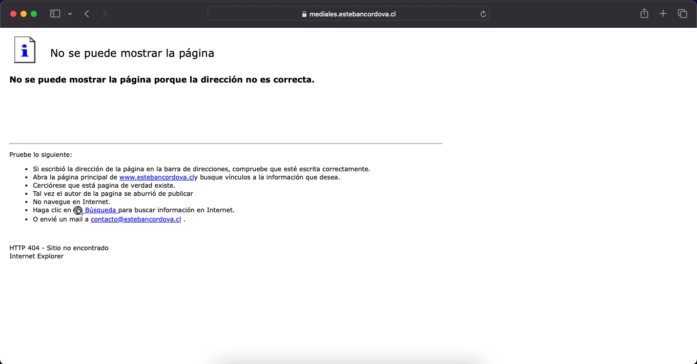 Error 404